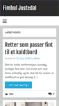 Mobile Screenshot of fimbuljostedal.no