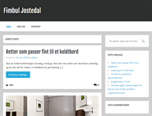 Tablet Screenshot of fimbuljostedal.no